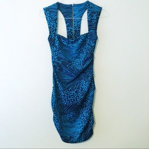Blue AKIRA cocktail dress